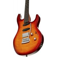 Sterling Signature Steve Lukather LK100 HSS Heritage Cherry Burst - Vue 4